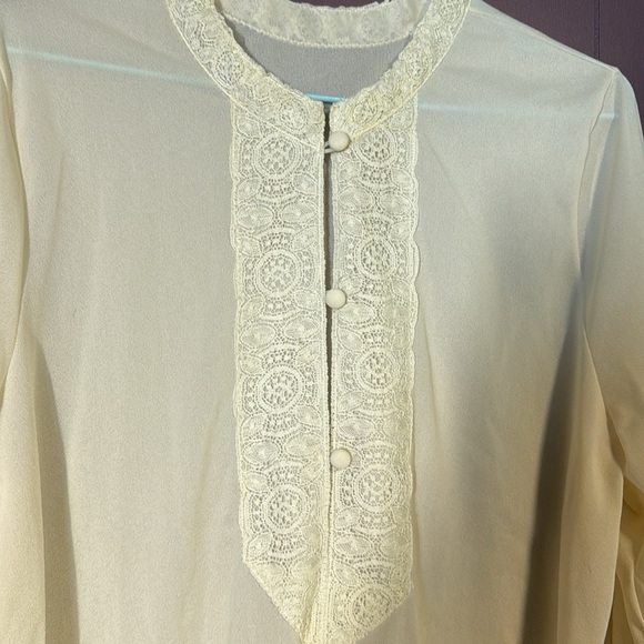 Vintage Van Raalte Ivory Nylon Robe Size Large – Made in USA - Picture 5 of 8